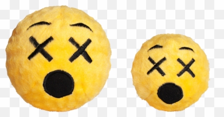Fabdog Cross Eyed Emoji Faball S 7 6 Cm - Dog Toy