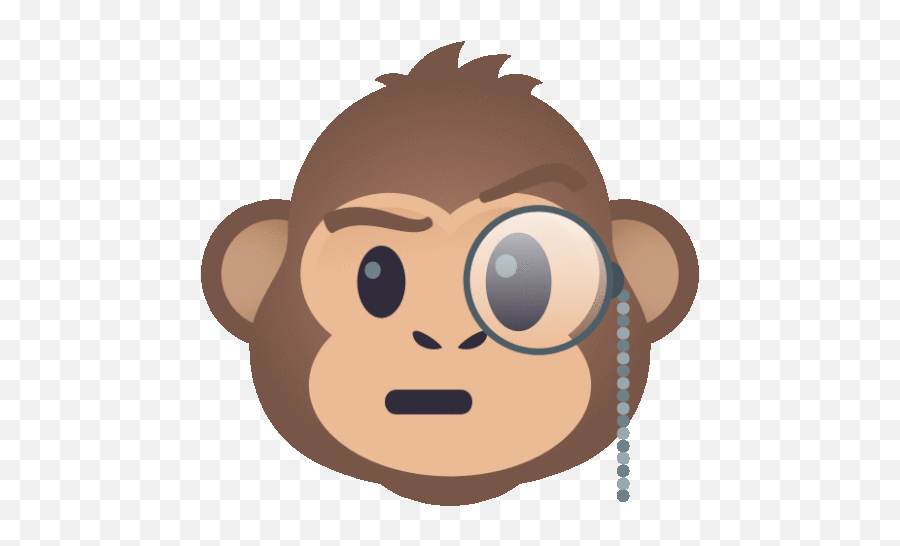 Monkey With Monocle Joypixels Gif - Monkeywithmonocle Monkey Joypixels Discover U0026 Share Gifs Monkey Blowing Kiss Emoji,Emoji With Monocle