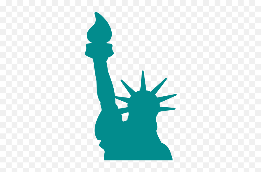 Statue Of Liberty Emoji For Facebook Email Sms - Easy Statue Of Liberty Silhouette,Statue Emoji