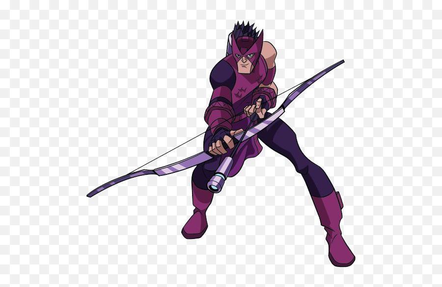 Hawkeye Avengers Clipart - Marvel Comic Hawkeye Png Emoji,Hawkeye Emoji