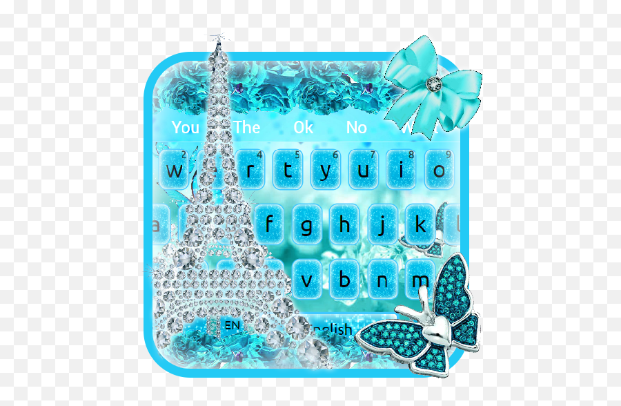 Diamond Cute Paris Butterfly Keyboard Theme Hack Cheats - Decorative Emoji,Diamond Emojis