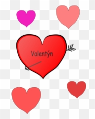 Heart And Arrow Vector Graphics - Valentine Clip Art Free Emoji