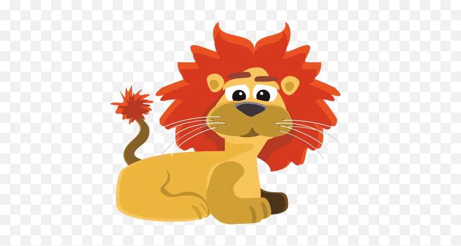Funny Lion - Cartoon Lion Transparent Emoji,Lion Emoticon