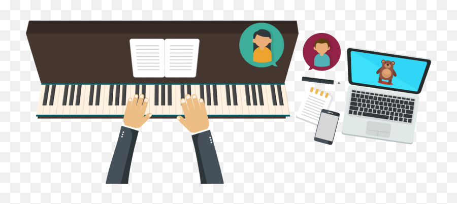 Clipart Piano Jazz Piano Clipart Piano Jazz Piano - Language Emoji,Man Piano Keys Emoji