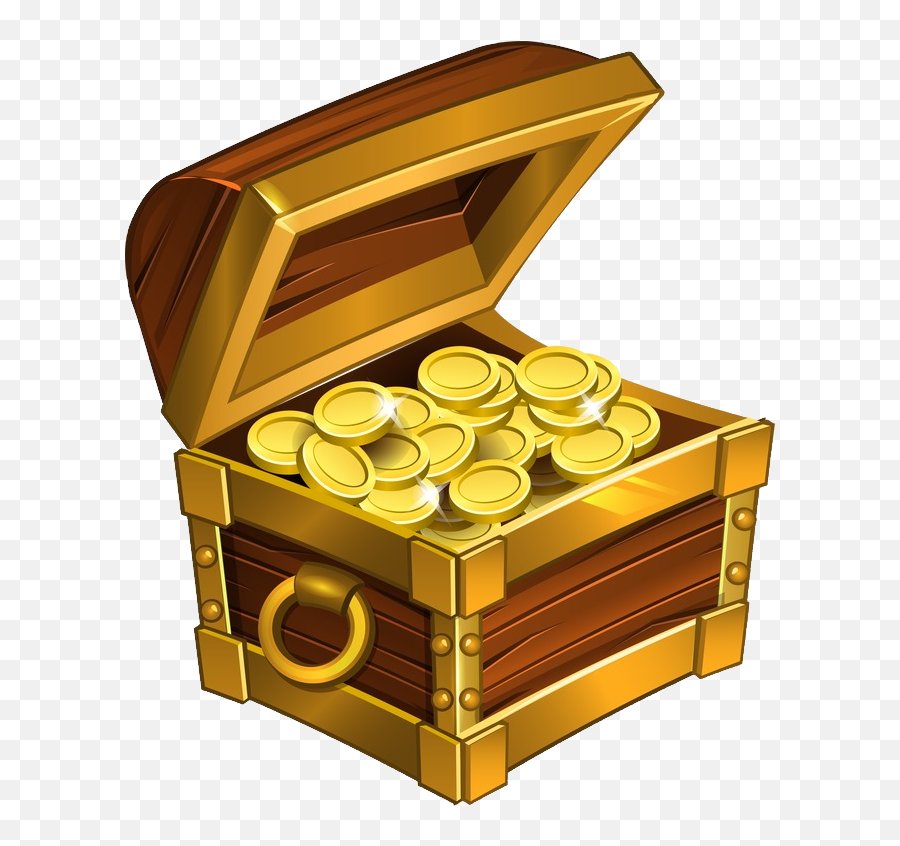 Treasure Chest Png - Transparent Background Treasure Chest Icon Emoji,Treasure Chest Emoji