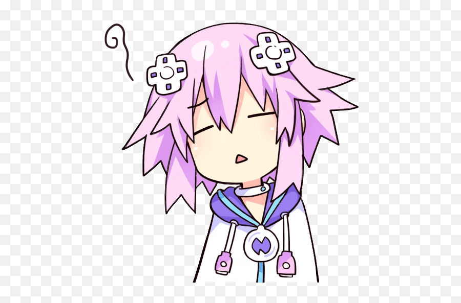 Nep - Neptunia Sticker Emoji,Neptune Emoji