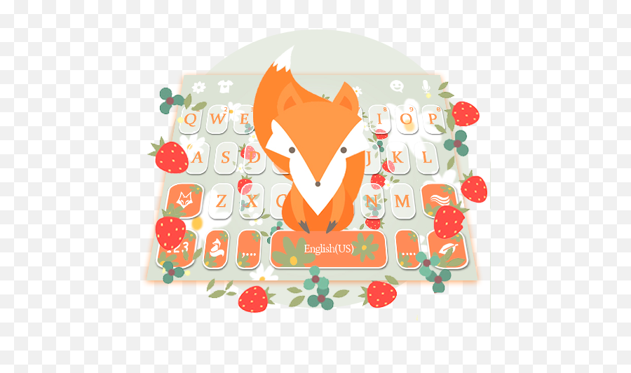 Cute Fox Keyboard Theme Lietotnes - Valentines Day Cards Fox Emoji,Patriots Emoji Copy And Paste