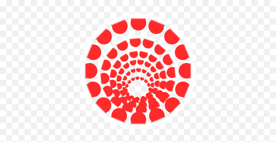 Red Round Infinity Illusion - 23 De Diciembre Conacyt Emoji,Infinity Emoji Copy