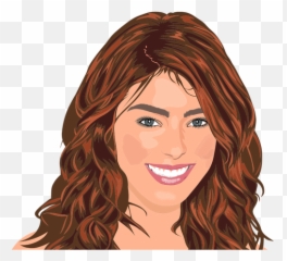 Red - Haired Woman Cartoon Emoji