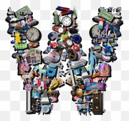 Aesthetic Background Color Dream Emoj - Mecha Emoji,Letter W Emoji