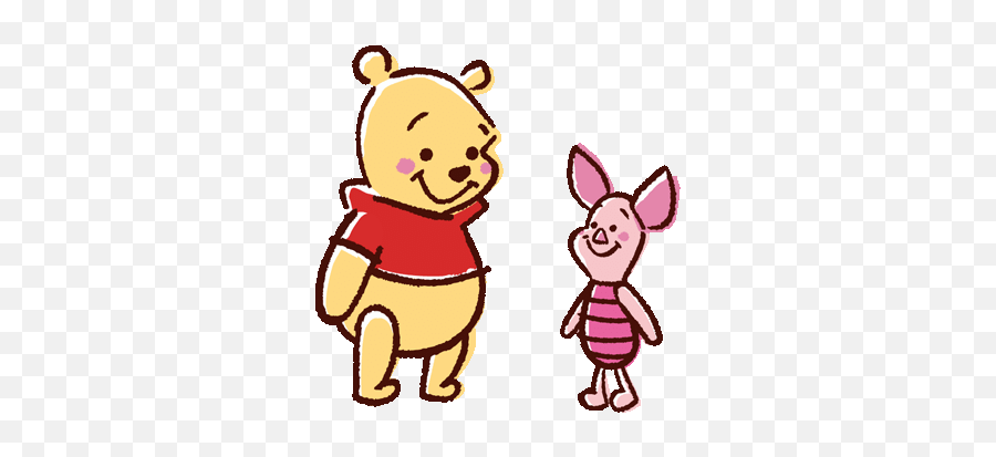 Winnie The Pooh Gif Stickers - Winnie The Pooh And Piglet Gif Emoji,Disney Emoticons Iphone