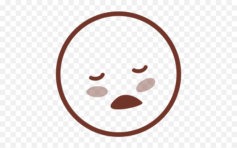 Sleeping Funny Emoticon - Sleepy Facial Expression Cartoon Emoji,Sleeping Emoticon