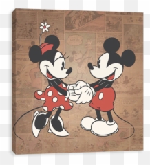 Mickey Minnie - And Holding Hands Emoji