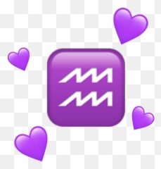 Zodiac Aquagang Aquariusgang Zodiacsign - Illustration Emoji
