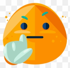 Flat Emoji Stickers Pack - Attention Icon Smiley