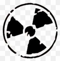 Atomic Danger Hazard Radioactive - Radioactive Stencil Emoji,Radioactive Emoji