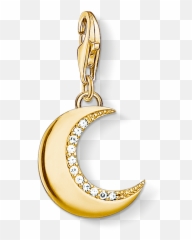 The Stars - Moon Gold Locket Emoji