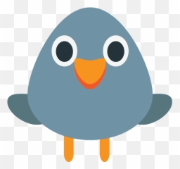 Bird Emoji Clipart - Dot