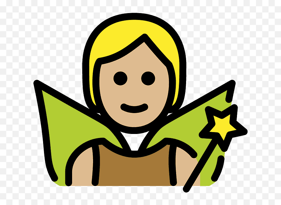 Fairy Emoji Clipart Free Download Transparent Png Creazilla - Emoji Doute,Magic Wand Emoji