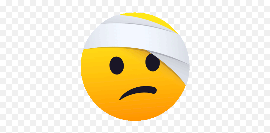 Face With Head Bandage Joypixels Gif - Head Bandage Emoji Gif,Hurt Emoji