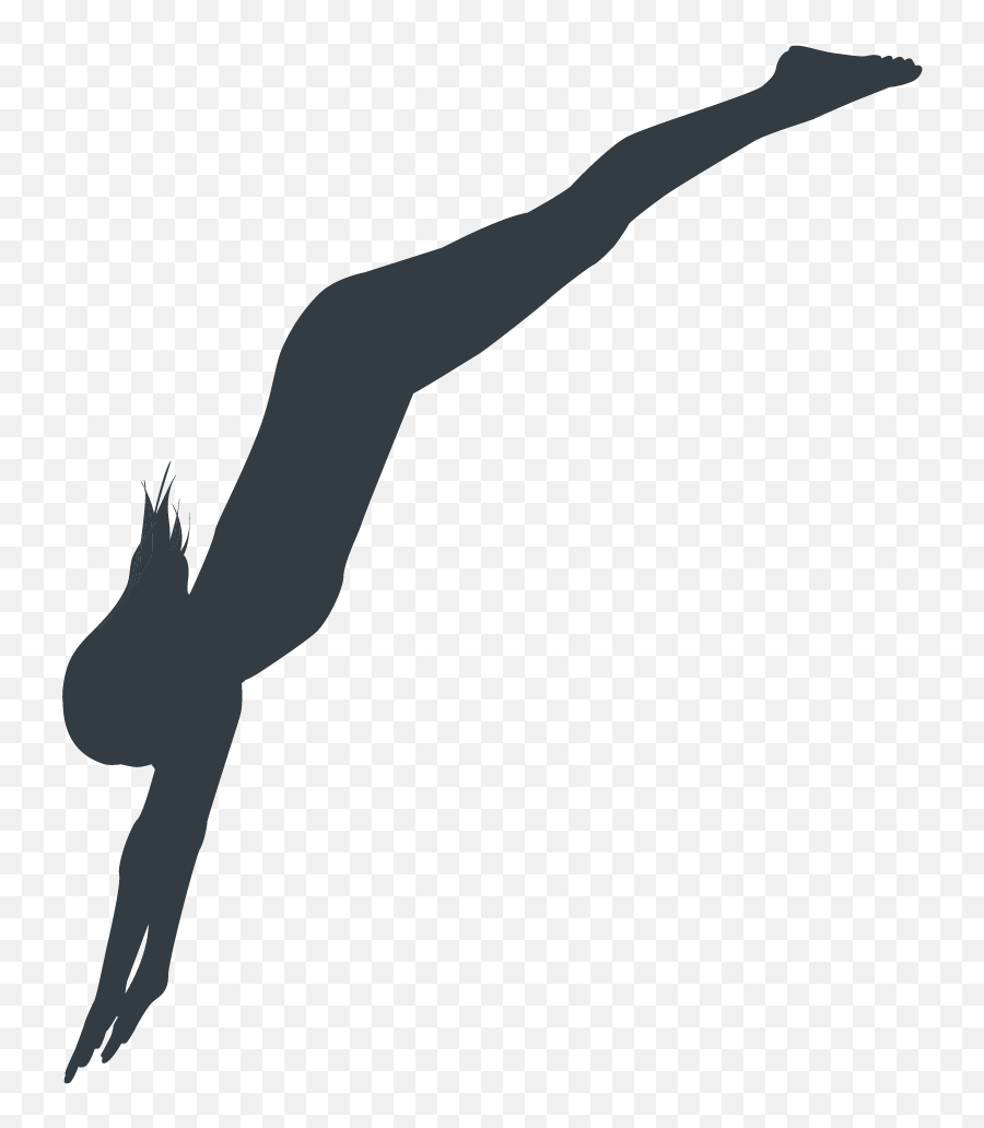 Yoga Silhouette Png Female Png Download - Diving Board Diver Silhouette Emoji,Scuba Emoji