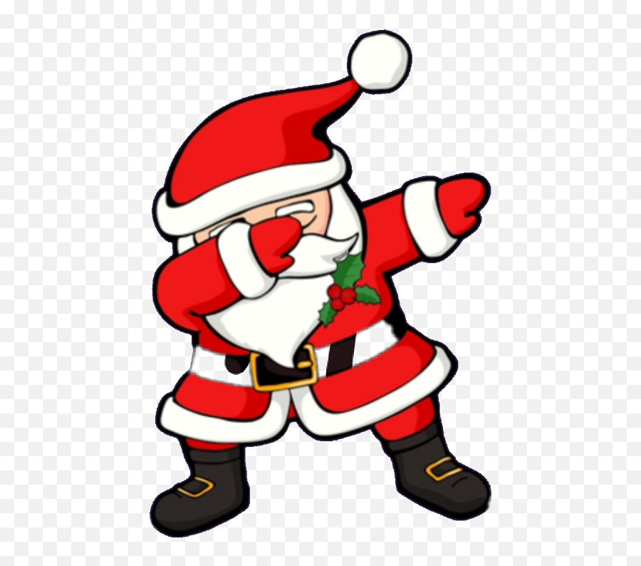 Dabbing Santa Clipart - Full Size Clipart 1114689 Santa Claus Dabbing Png Emoji,Santa Emoticon