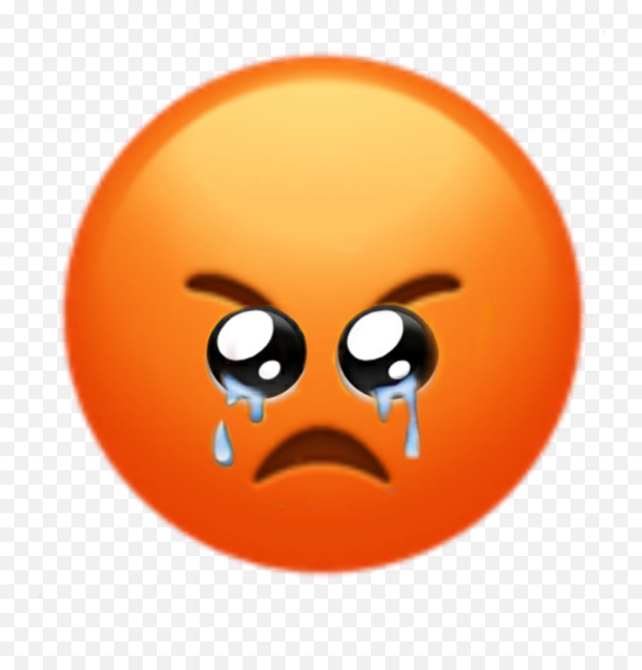 Cryemoji Angryemoji Sticker By Sophiananeishvili - Mad And Sad Mix Emoji,Angryemoji