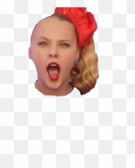 Jojo Siwa Jojosiwa Meme Cursive Bald Bow Teenagetoddler - Jojo Siwa Background Meme Emoji,Bald Emoji