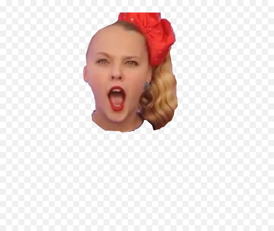 Jojo Siwa Jojosiwa Meme Cursive Bald Bow Teenagetoddler - Jojo Siwa Background Meme Emoji,Bald Emoji