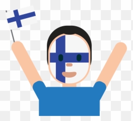 Pin - Finnish Cartoon Transparent Emoji