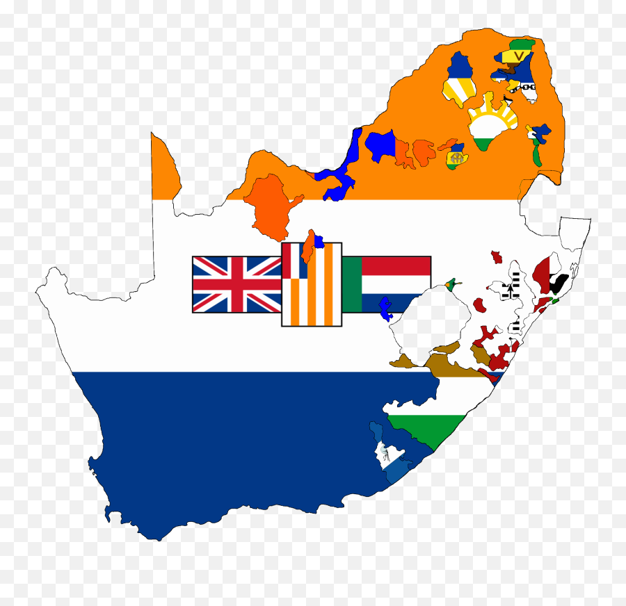 Flag Map Of South Africa 1928 - Apartheid Flag Emoji,African Flag Emoji