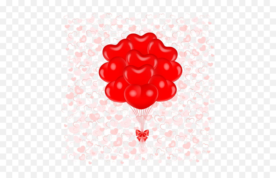 Heart Balloons - Valentines Day Screen Saver Emoji,Floating Hearts Emoji