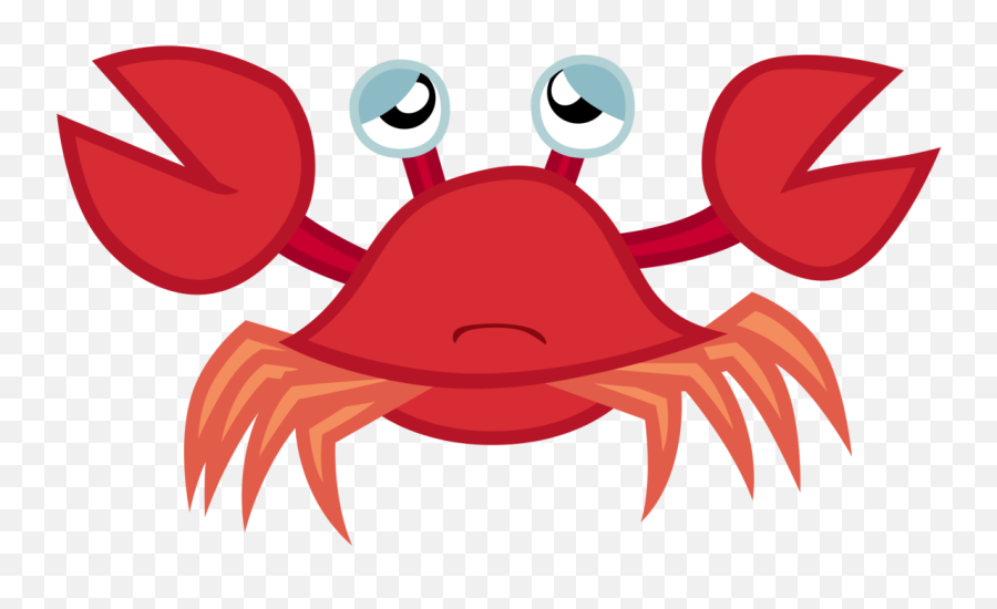 Seafood Graphic Royalty Free Sad Huge - Cartoon Crab No Background Emoji,Crab Emoticon