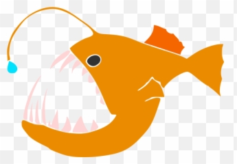 Will There Ever Be An Anglerfish Emoji - Deep Sea Fish Vector,Turkey Emoji