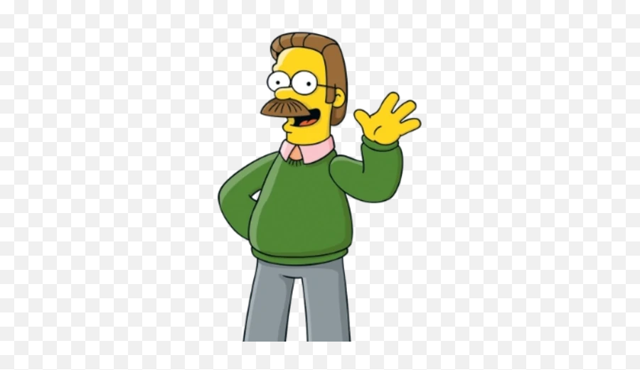 Okily - Buff Ned Flanders Emoji,Mr Burns Emoji - free transparent emoji ...