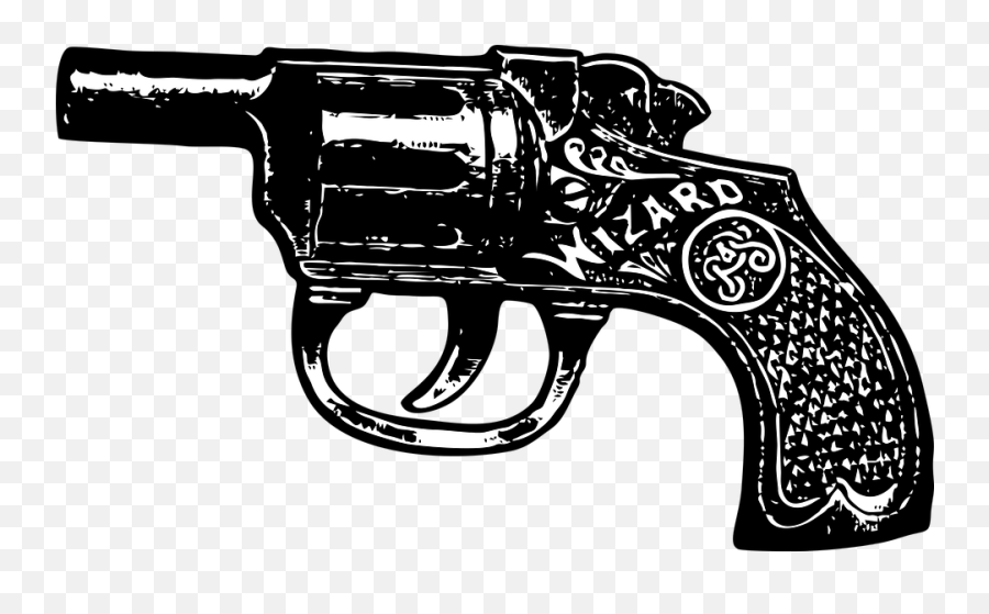 Pistol Vintage Gun - Gun Drawing Png Emoji,Old Gun Emoji