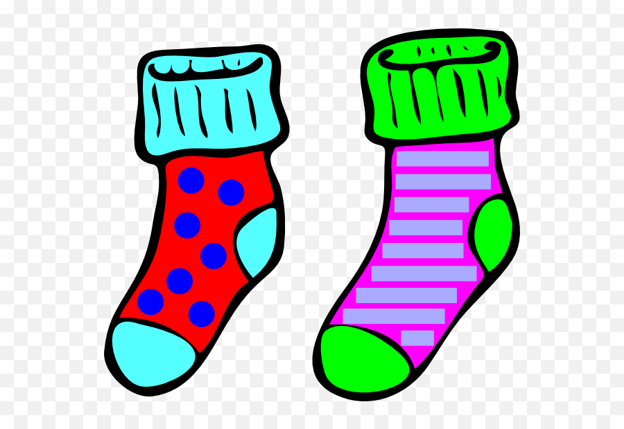 Silly Socks Png Royalty Free Png Files - Sock Clipart Emoji,Black Emoji Socks