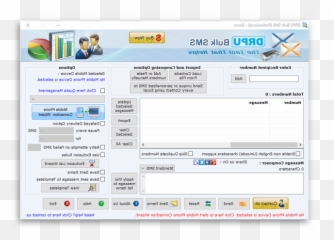 Bulk Sms App Software In Java Netbeans - Screenshot Emoji