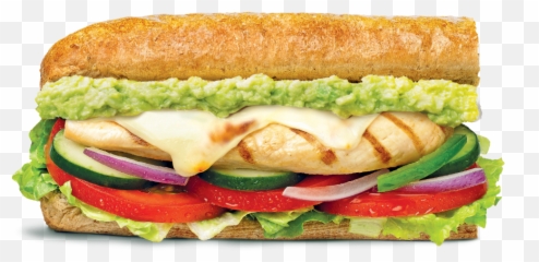 Roasted Chicken Avocado - Roasted Chicken Avocado Subway Hd Subway Avocado Sandwich Singapore Emoji,Avocado Emoji