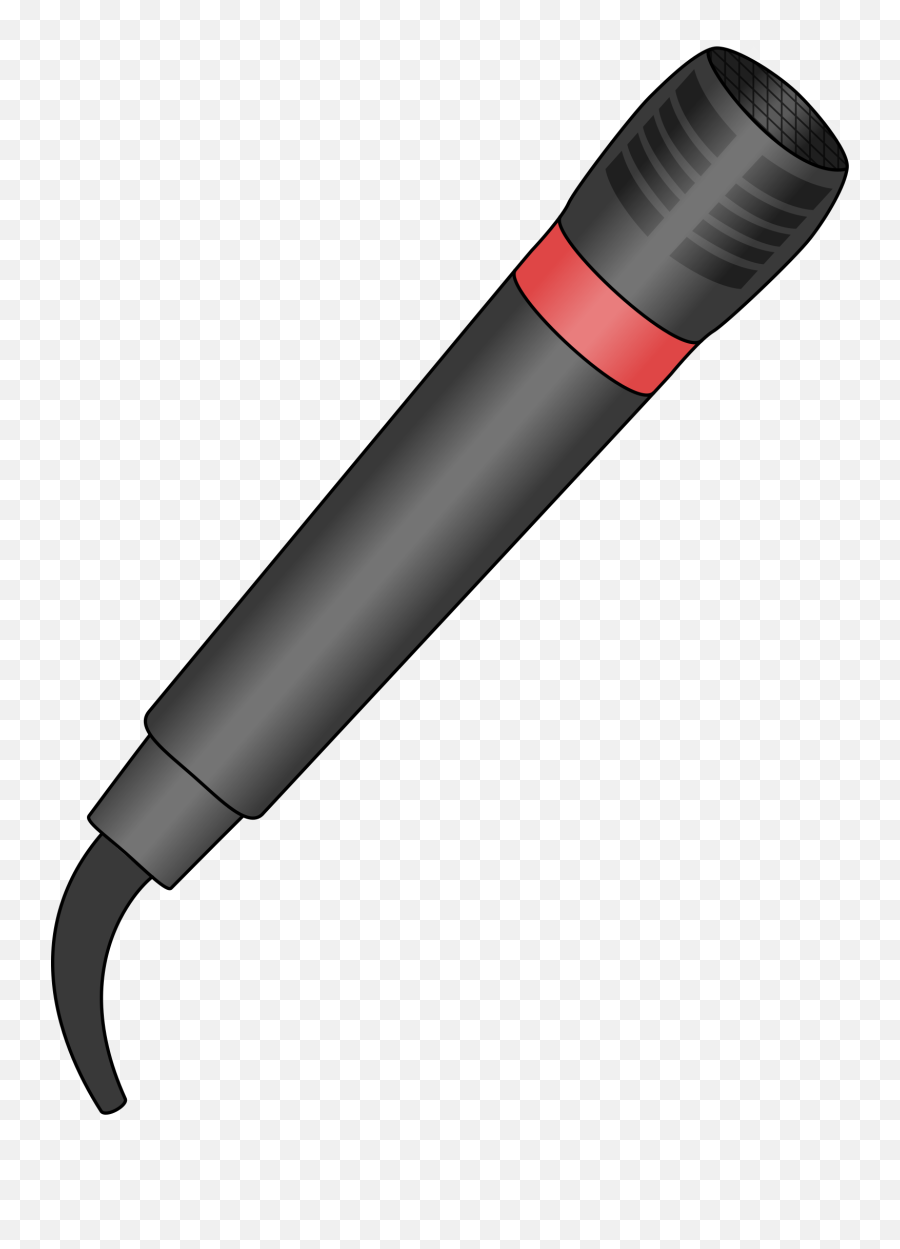 Microphone Transparent Clipart Simple Microphone Png - Microphone Clip Art Emoji,Microphone Emoji