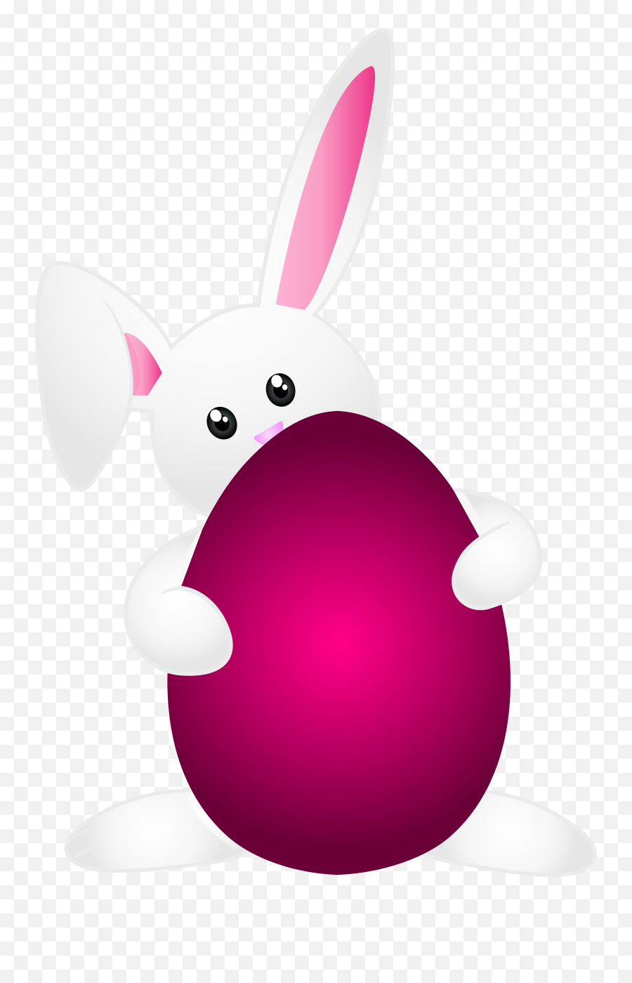 Clipart Rabbit Banner Transparent - Easter Bunny Clipart Png Emoji,Easter Bunny Emoji