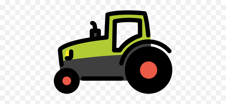 Tractor - Vehicle Emoji,Tractor Emoji