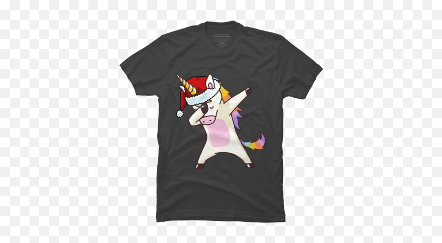 Dabbing Unicorn Shirt Dab Hip Hop Funny Magic T Shirt By - Unicorn Design On Black Tshirt Emoji,Dabbing Emoji Png