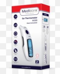 Mediblink Ear Thermometer M300 - Torch Emoji,Thermometer Emoji