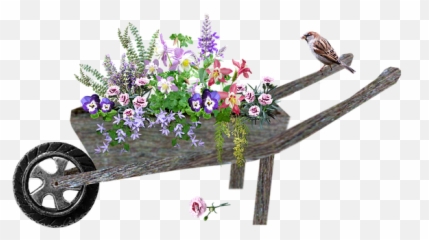 1000 Free Out u0026 Cut Illustrations - Pixabay Wheel Barrow With Flowers Emoji
