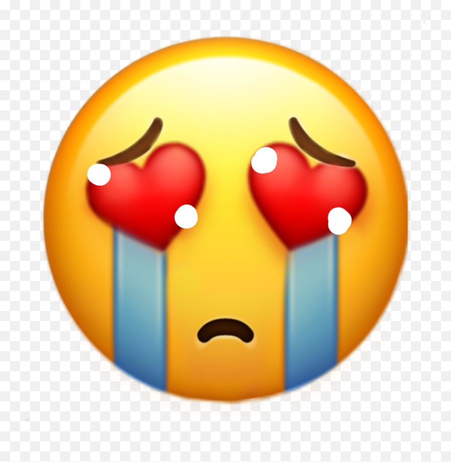 Emoji Iphone Sad Brokenheart Love - Cartoon,Sad Emoji Iphone