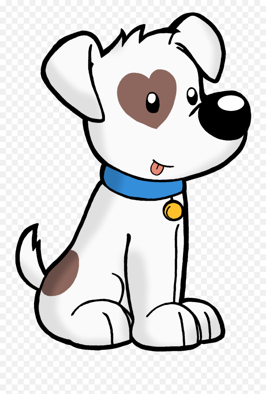 Cute Dog Cartoon Drawing Free Download On Clipartmag - Cute Cartoon Dog Png Emoji,Cute Dog Emoji