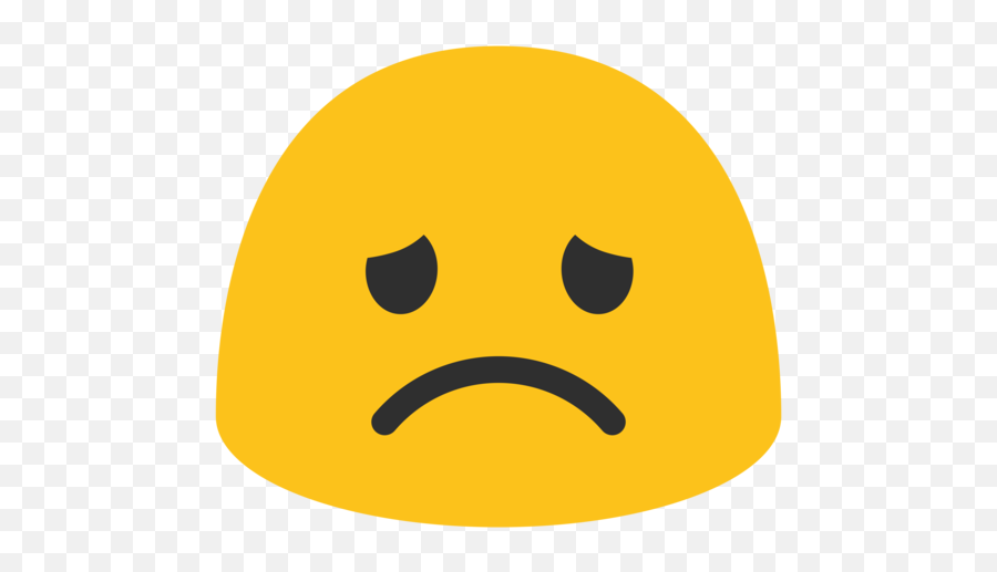 Disappointed Face Emoji - Angry Blob Emoji,Dissapointed Emoji