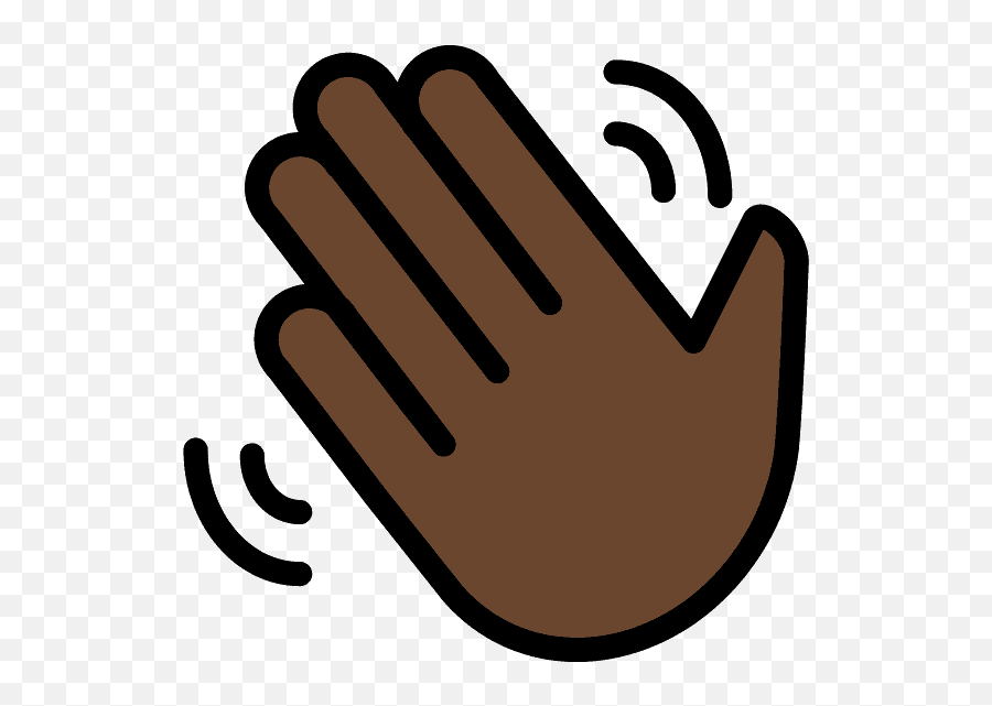 Waving Hand Emoji Clipart Free Download Transparent Png - Emoji Waving Hand,The Hand Emoji