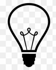 Emojione Bw 1f4a1 - Clip Art Emoji,Christmas Light Emoji